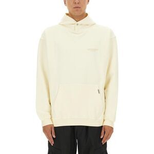 REPRESENT Men's Oversized Logo Hoodie Men Beige Sweaters & Cardigans